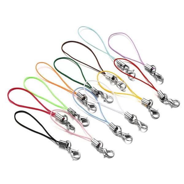 Mobile Phone Rope DIY Mobile Phone Chain Lanyard Pendant Rope Alloy Pendant Rope U Disk Sling Doll Lanyard