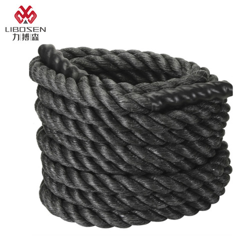 BattleFit Physical Training Battle Rope Fitness Skipping Rope Bicep Fighting Rope Home Use Polyester Slimming Slap Rope Manufacturer Supply