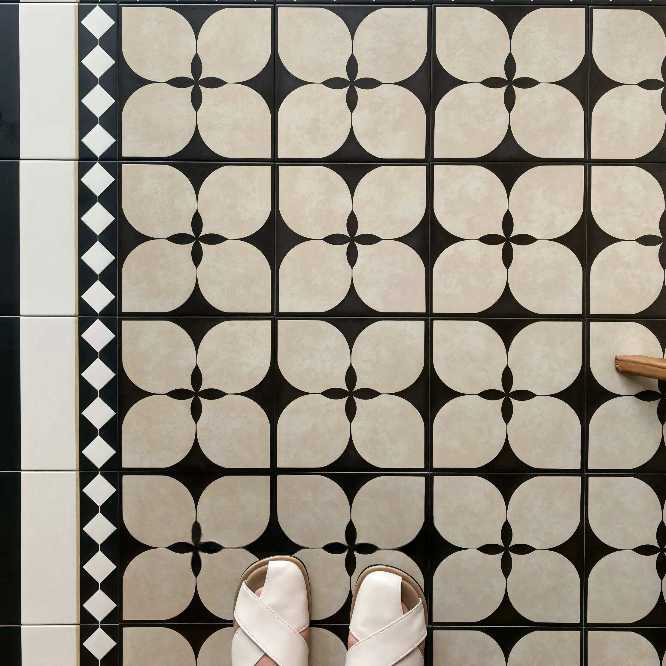 Скандинавская ретро кухонная плитка, нескользящая плитка для ванной комнаты, балкон, сад, напольная плитка, напольная плитка для ресторана, лестничная плитка