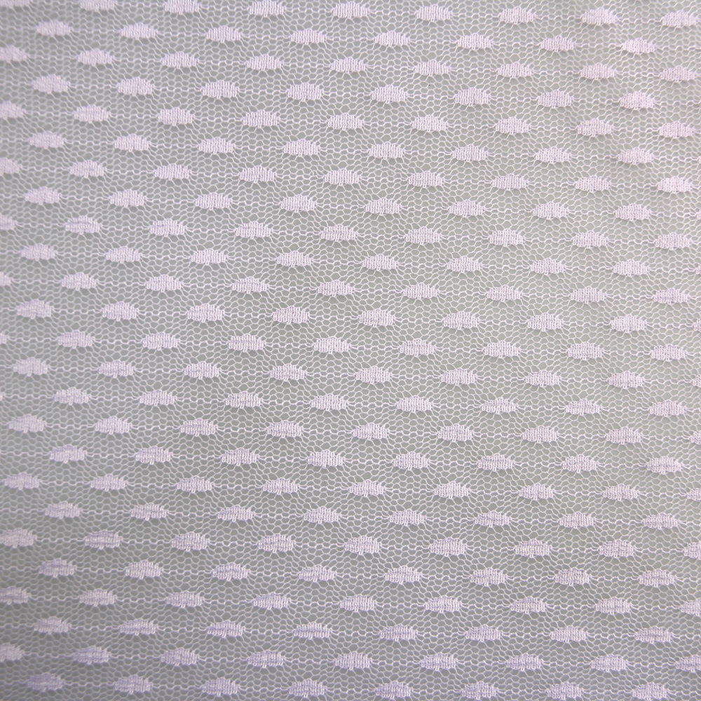 内衣服装用柔软中圆点网纱蕾丝面料 现货春夏六角小孔网布