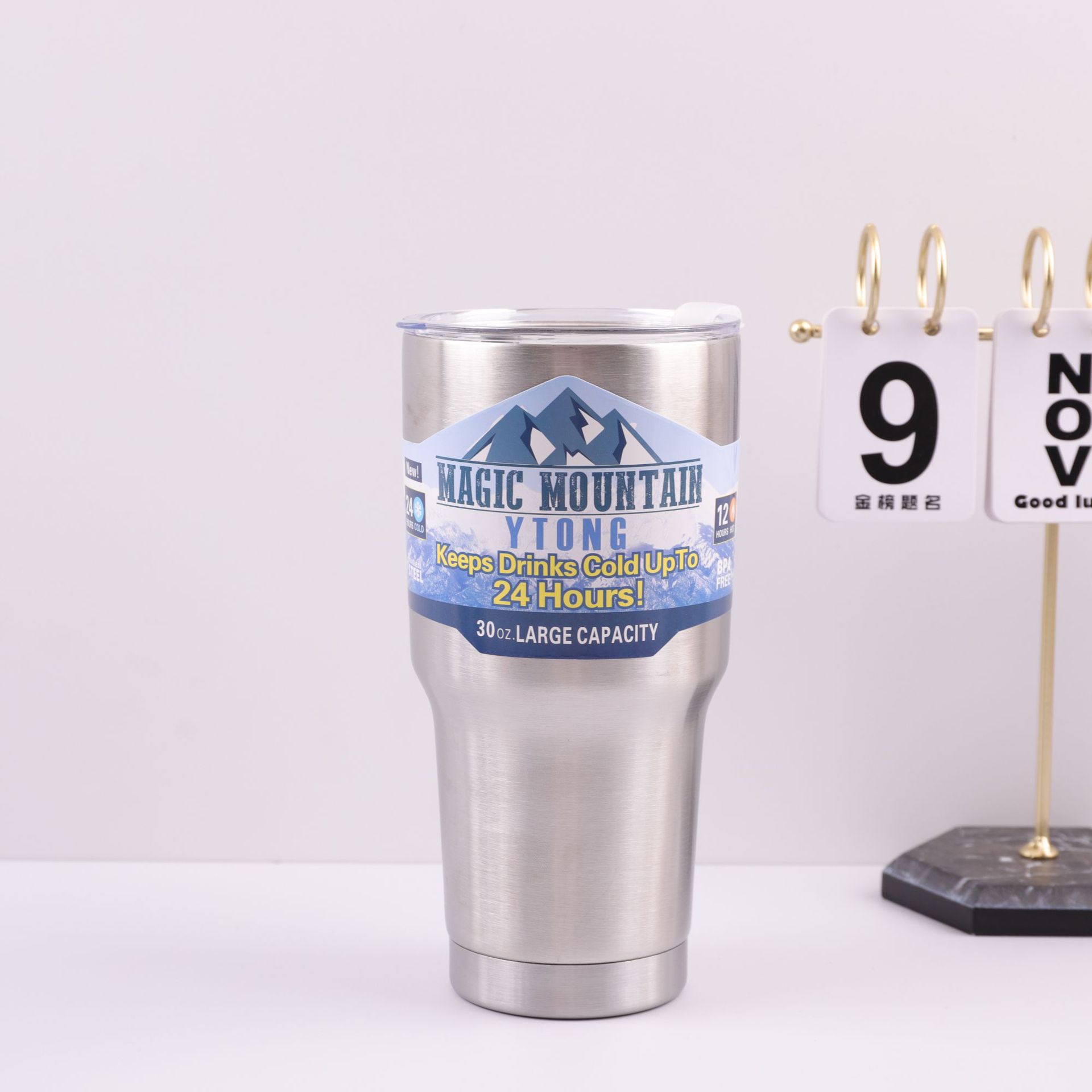 Comercio exterior transfronterizo helado taza de acero inoxidable taza de vacío 30oz taza de coche de gran capacidad taza de cerveza taza de regalo