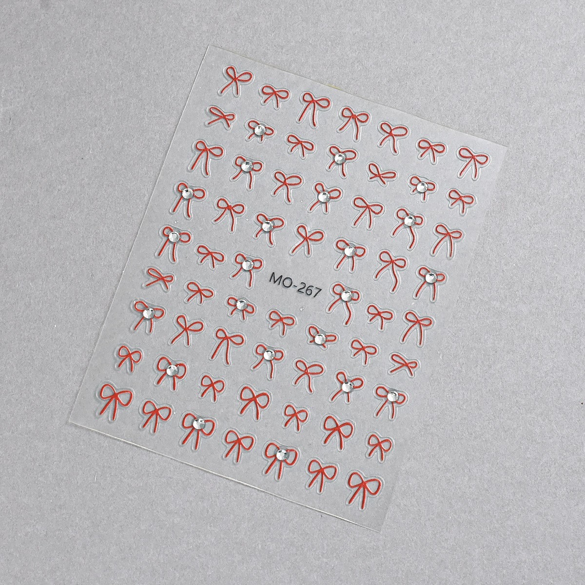 Pegatinas de uñas en relieve tridimensional de cristal de diamante arco negro blanco arco lindo 3D calcomanías adhesivas decoraciones