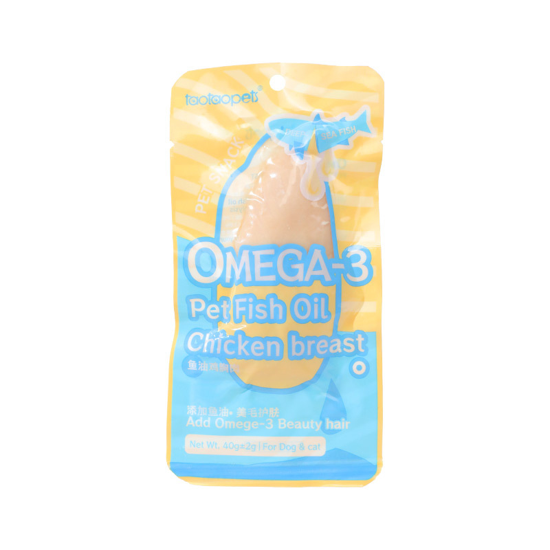 Comercio exterior Versión en inglés Pechuga de pollo Aperitivos para gatos Pechuga de pollo al vapor Nutrición Pechuga de pollo instantánea para mascotas Aperitivos para gatos