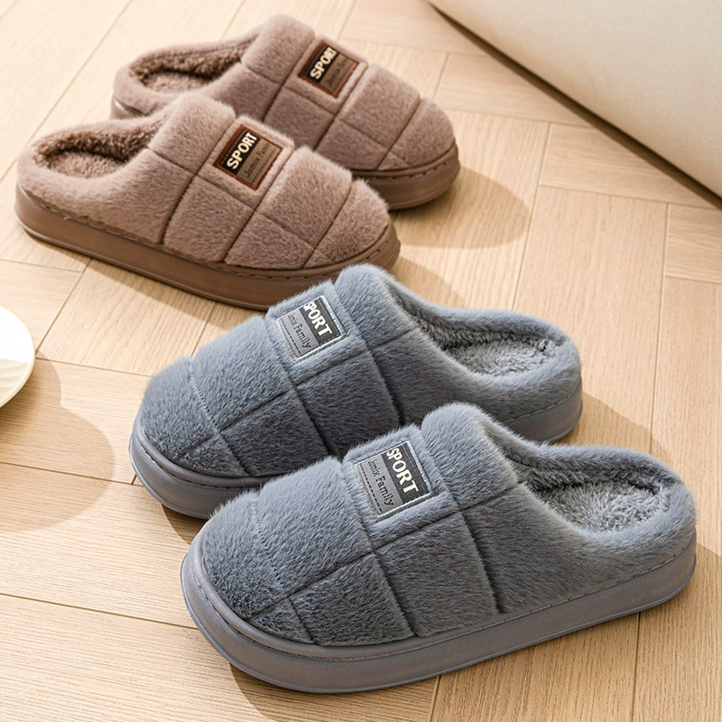Winter non-slip keep warm slippers, plus size, wholesale