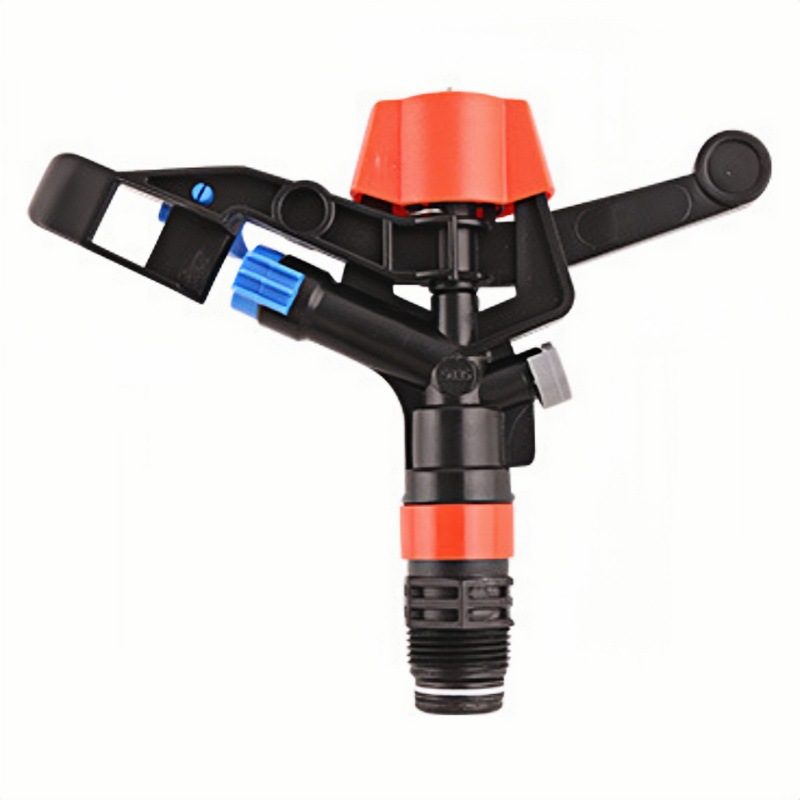 boquilla de brazo oscilante de plástico no ajustable de 6 puntos rotación de 360 grados controllable jardín de césped agrícola rociador de enfriamiento rociador