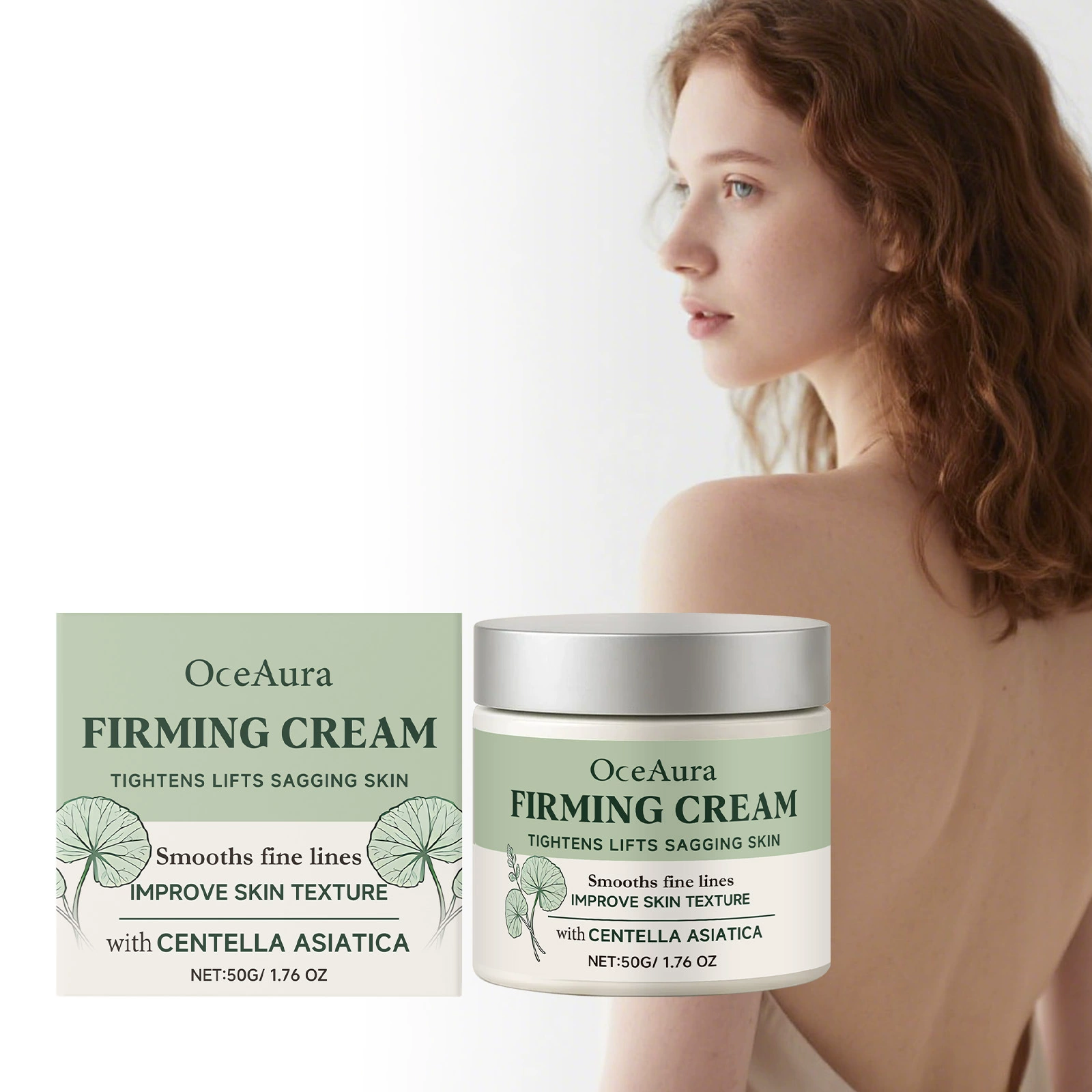 OceAura Centella Asiatica Care Cream Нежные ингредиенты питают кожу тела Увлажняющий увлажняющий массажный крем для ухода