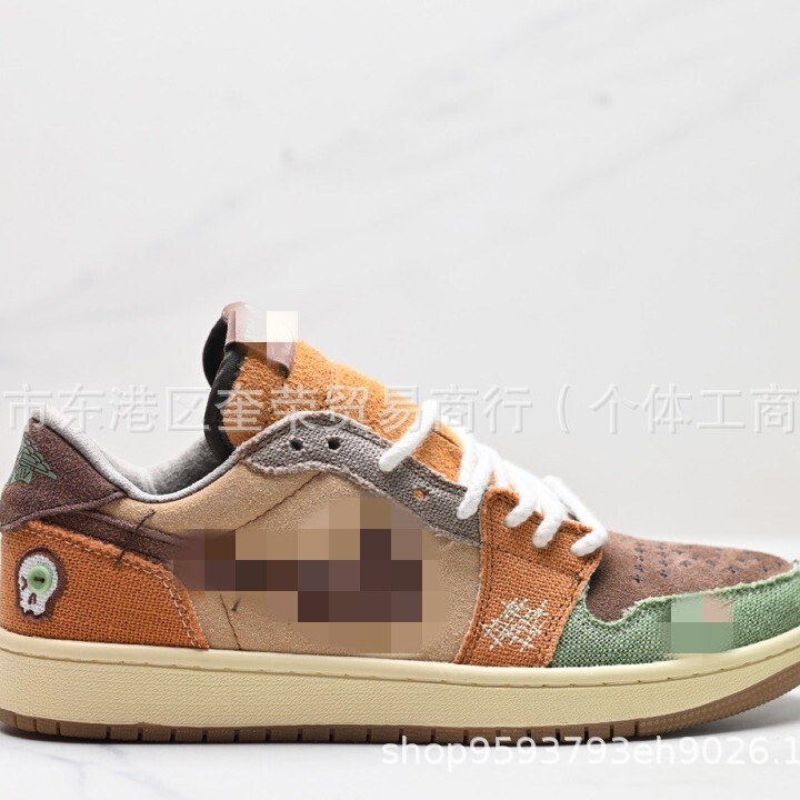 Putian Shoes Top Version Aj Voodoo Doll Men and Women Couple Casual Sports Low-Top Running Shoes