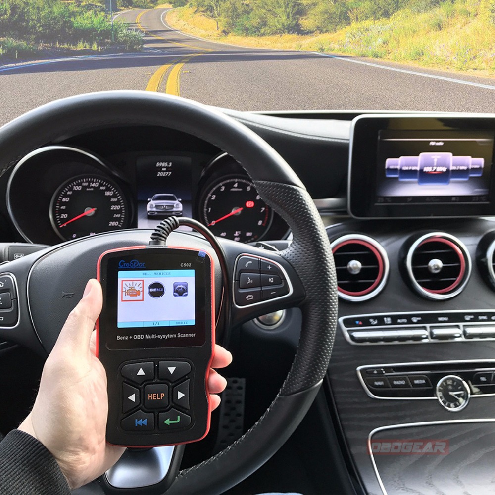 Creator C502 Benz & OBDII/EOBD SCANNER Genuine Automotive Fault Detection and Diagnostic Device