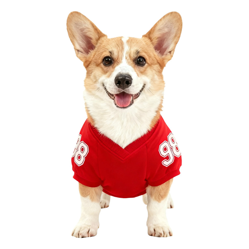 跨境宠物衣服秋冬中小型犬狗狗衣服潮流美式柯基泰迪法斗小狗卫衣|undefined