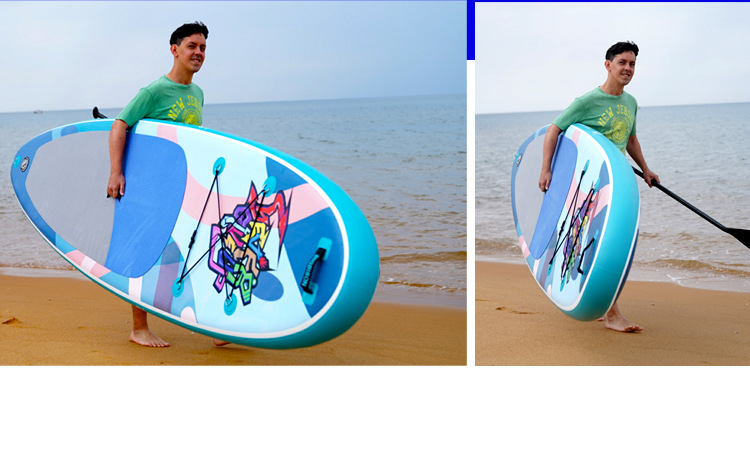 Cross-Border SUP Inflatable Surfboard Manufacturer Wholesale Water Skiing Kayak Stand Up Paddle Board_desvips.com