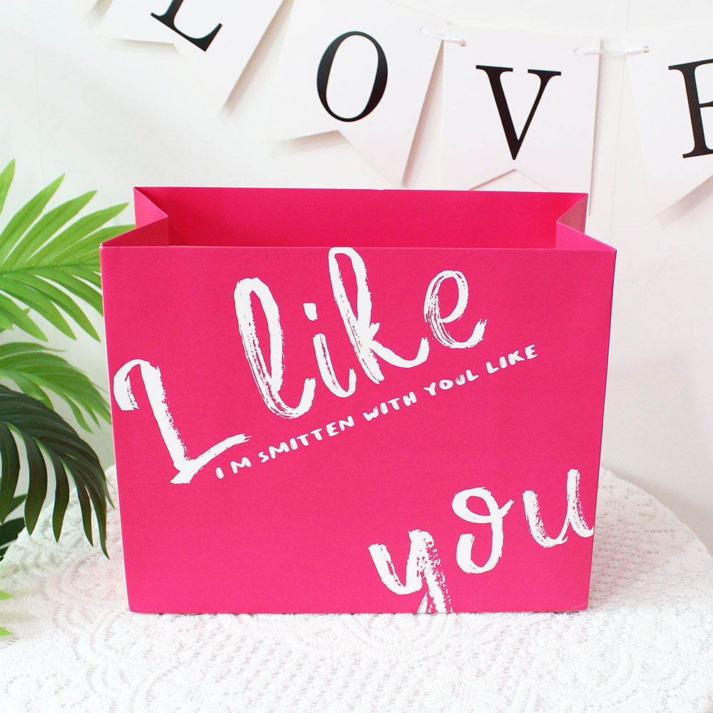 장미색 종이봉투(꽃꽂이에 사용 가능)