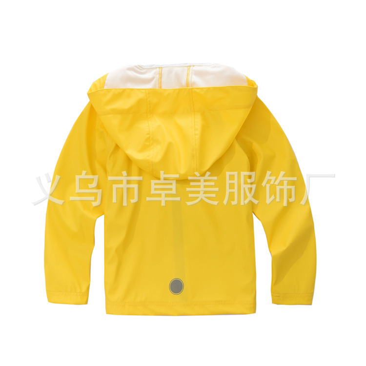 Polyurethane raincoat, jacket for boys