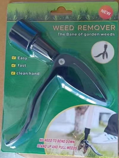 Pedal de pie gancho de deshierbe mango largo de pie Dispositivo de deshierbe manual weeding pala clip mango largo vertical weeding pala clip herramienta