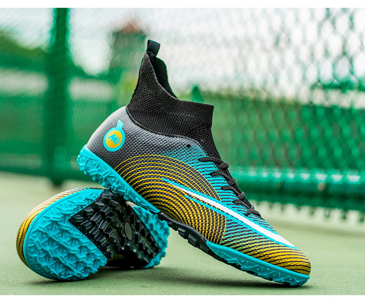 Neue fußball schuhe männer high-top AG spikes kunstrasen jugend student training schuhe kinder sport schuhe großhandel_voghion.com