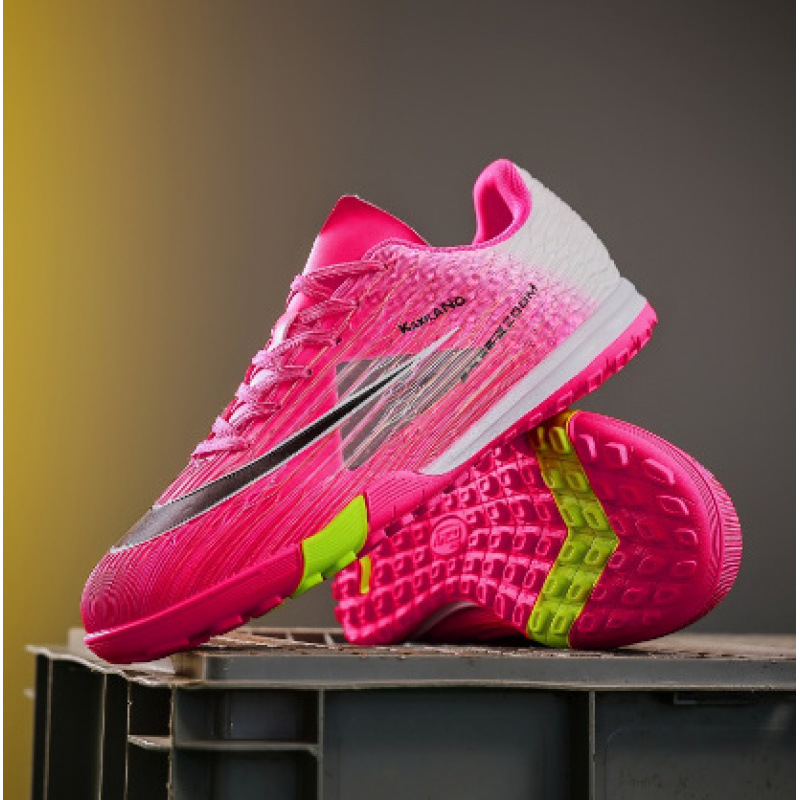 Zapatillas de Fútbol AG TF para Niños y Jóvenes TPU y Caucho Corte Bajo para Césped Natural y Artificial