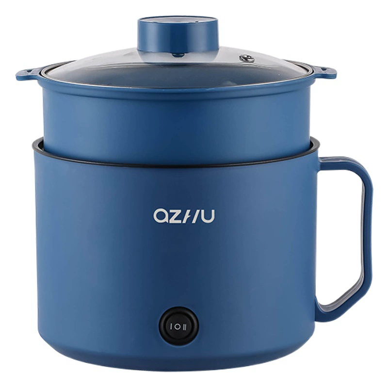 Маленькая электрическая кастрюля из камня Maifan с пароваркой, бытовая электрическая кастрюля для 1-2 человек, кастрюля с антипригарным покрытием, студенческое общежитие, многофункциональная электрическая кастрюля для приготовления пищи