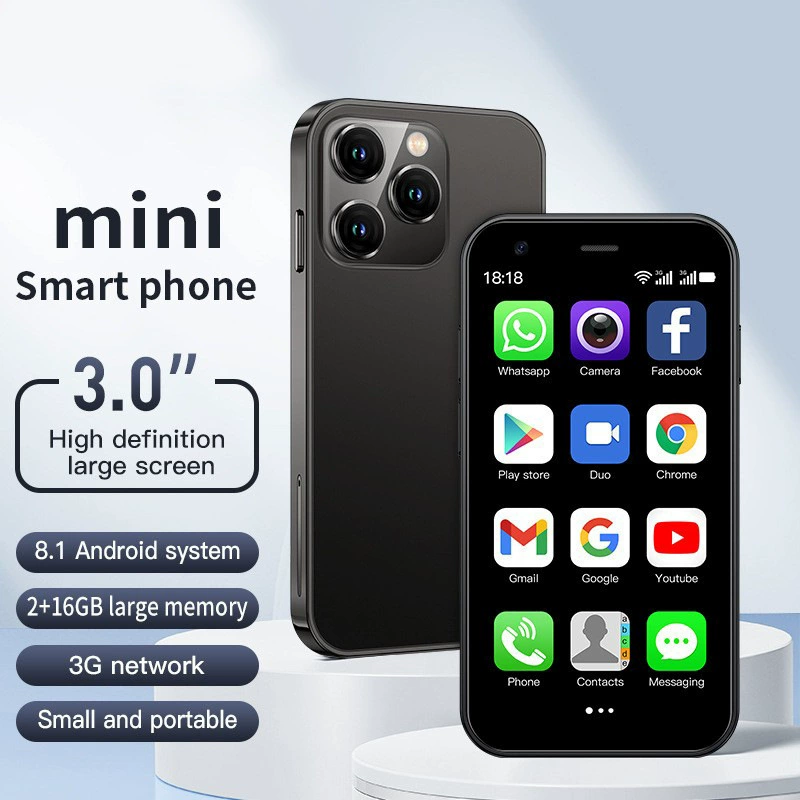 Mini smartphone, Android 4, 3.0 in screen, 4G, 2GB+16GB, multiple colors