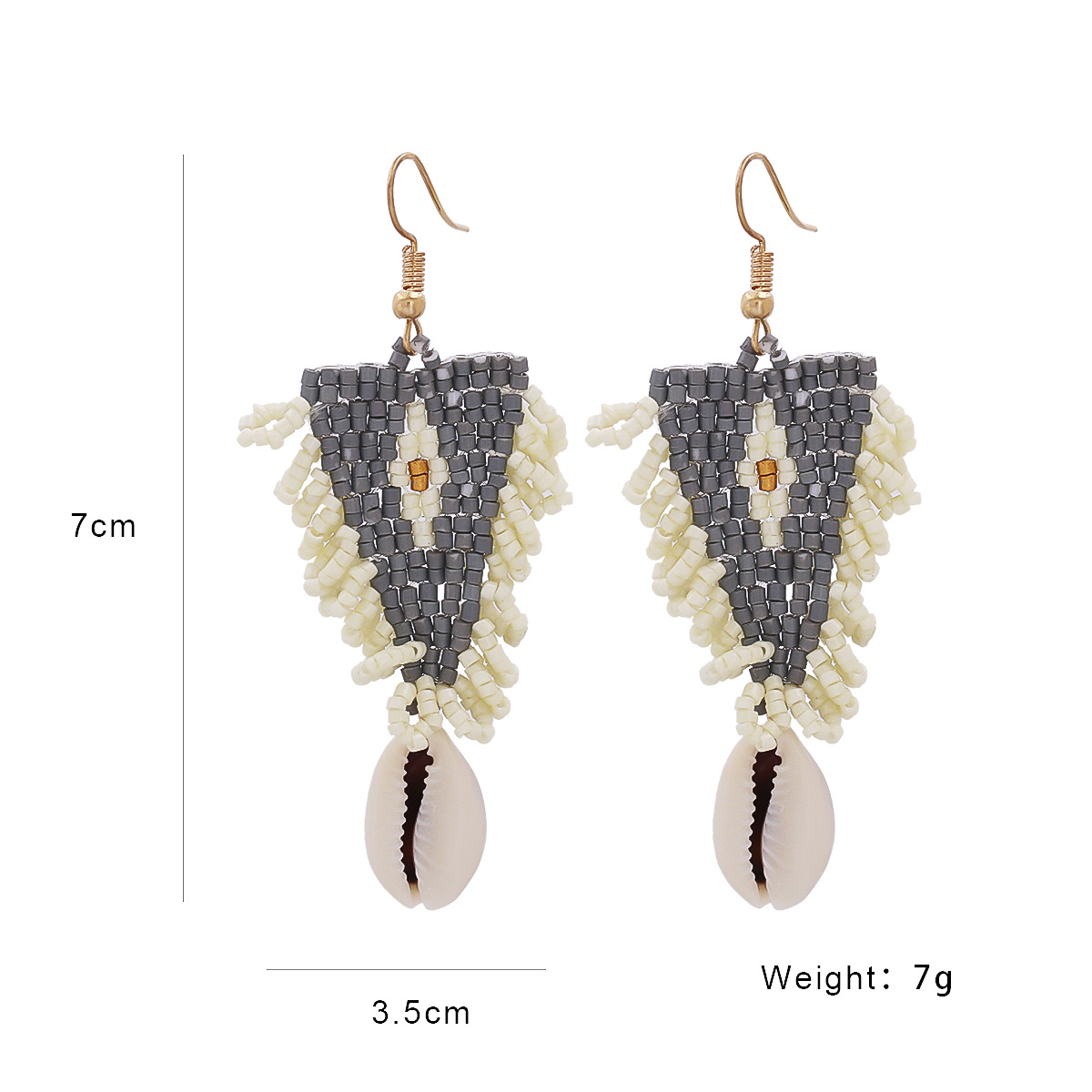 Bohemian Resin Beads Tassel Earrings Wholesale display picture 1