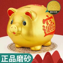 存钱罐2025年新款只进不出金猪储蓄储钱儿童男孩女孩成人陶瓷小猪
