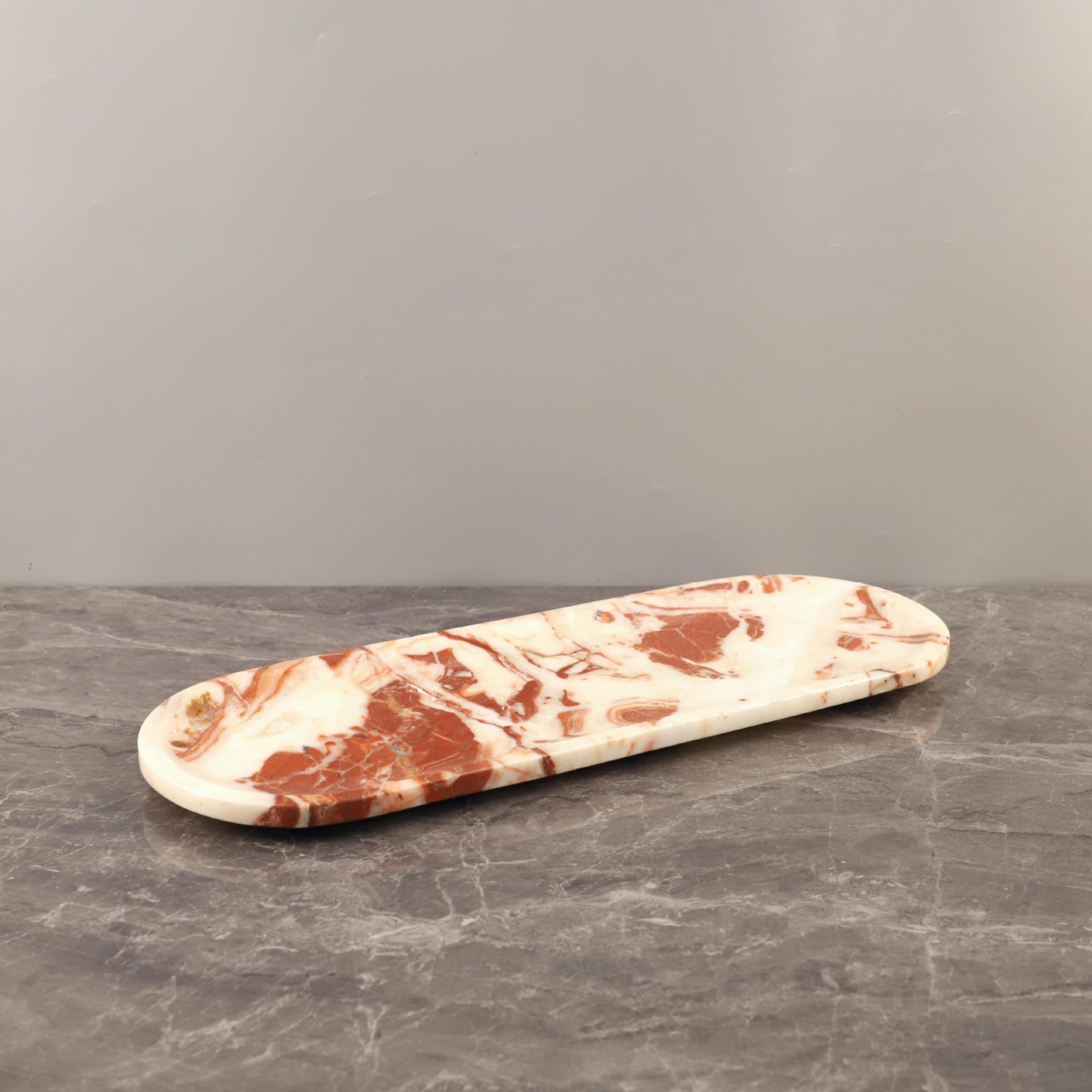 북유럽 창조적 인 대리석 라운드 과일 트레이 데스크탑 장식 거실 레스토랑 호텔 소프트 홈 장식