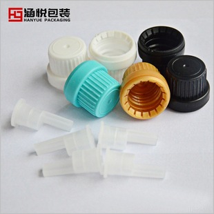 Ordinary big head cap 18 tooth essence oil cap plastic PP anti-theft cap universal 18/415 essence oil bottle screw cap