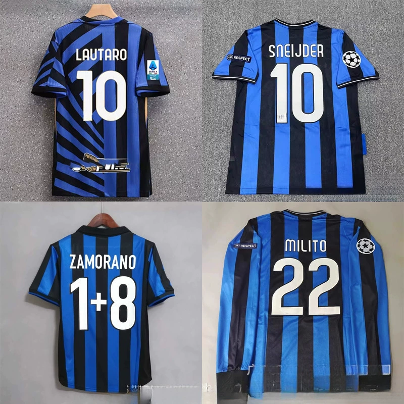 Футбольная форма Inter Milan из серии гигантов Серии А №9 Роналдо №10 Лаутаро