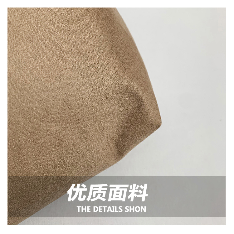 Cross-border suede large bag for women 2024 New style fashionable retro frosted tote bag for autumn and winter work and commuting bucket bag undefined