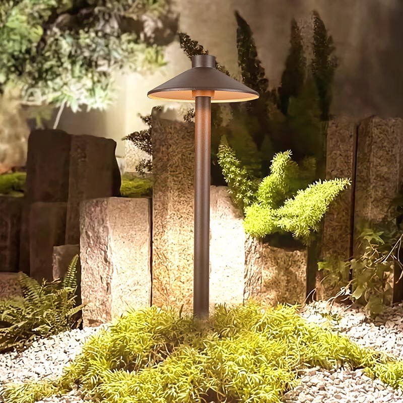✅ Mushroom Ground Plug-In Electric Lawn Lamp Outdoor Waterproof Lawn Garden Lamp Villa Courtyard Community Park Aisle Scene