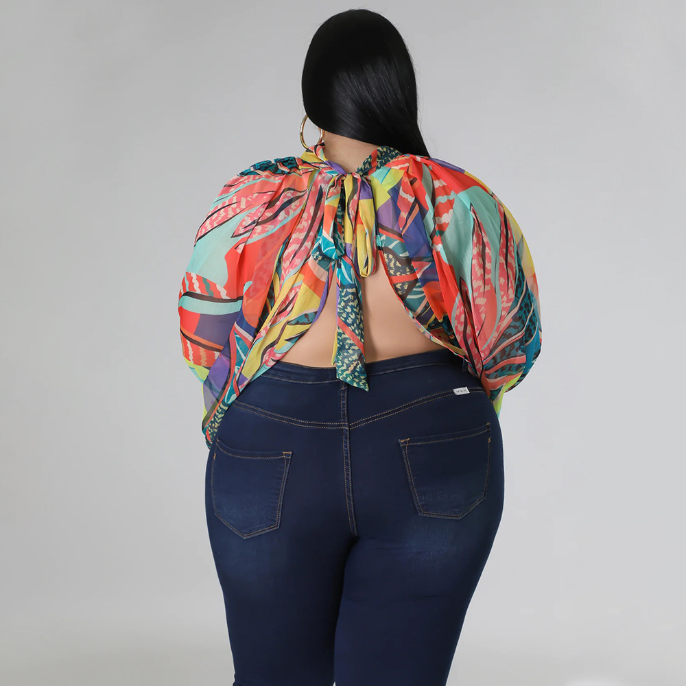 252g Weight Long Sleeve Sleeve Length Regular Sleeve Sleeve Type Spandex, Polyester, Chiffon Fabric Type Long Top Length Blouse Tops Type Daily, Street Occasion Round Neck Neckline Regular Fit Fit Type Color Block Pattern Spring&Summer Season Streetwear Style Blouse Long Sleeve Plus Size Tops Streetwear Color Block 32