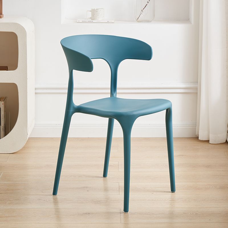Sillas de plástico sillas de comedor de lujo sillas de mesa de estudio Macaron nuevo silla de corno silla de plástico para adultos