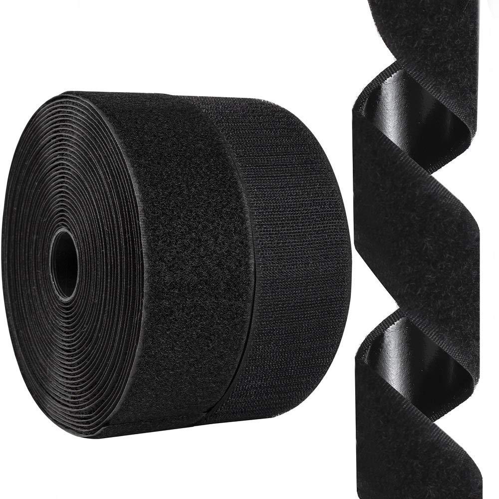 Ventas transfronterizas calientes de 20 - 110mm de ancho adhesivo de cinta adhesiva Velcro adhesiva autoadhesiva de doble cara fuerte banda de gancho