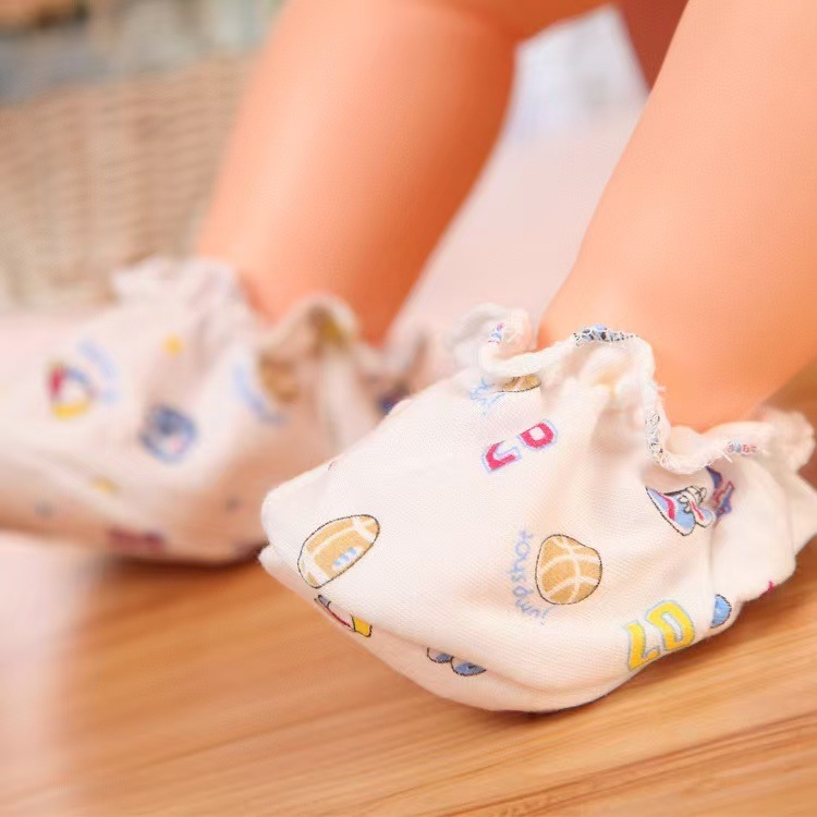 Nuevo producto verano transfronterizo delgado de dibujos animados para bebés y niños pequeños, guantes anti-agarre de malla transpirables para bebés recién nacidos