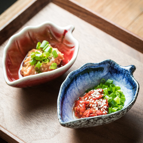 日式和风零食点心碟家用酒店料理店火锅店蘸料碟小菜花生碟调味碟