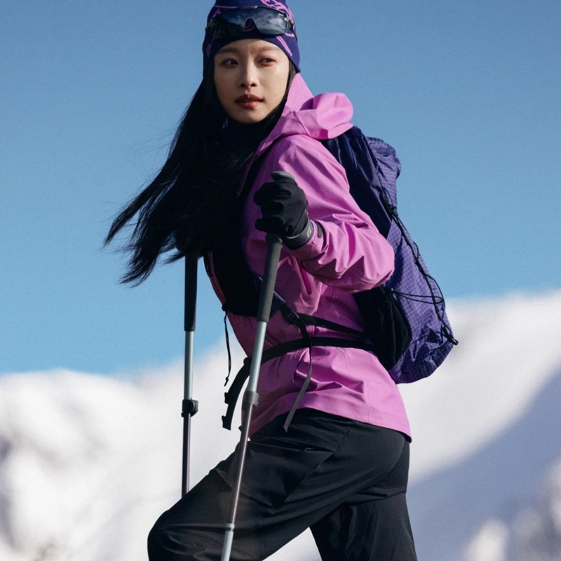 户外单层硬壳冲锋衣男女防风防水夹克运动登山服全溢胶长袖外套SL|undefined