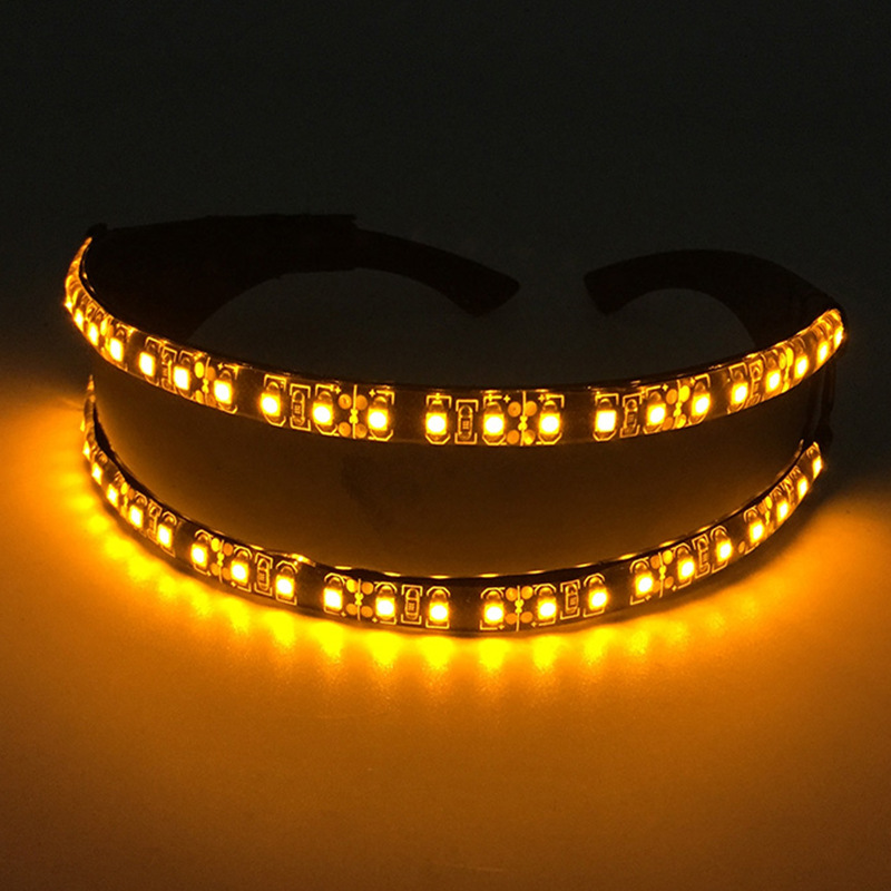 Nuevo LED parpadeante Guantes luminosos 6V etapa bar espectáculo nocturno traje mascarada Accesorios luminosos