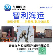 青岛天津到智利 安加莫斯puerto angamos海运货代订舱拖车报关舱