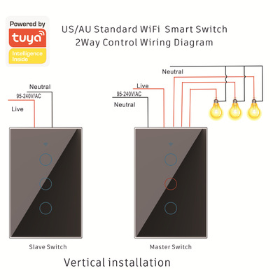 Graffiti Dual -Control US Правила, Австралийские правила, Wi -Fi Intelligent Remote Switch Switch поддержка Alexa Siri Semantic Control