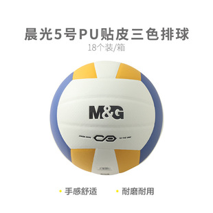 Morning Light Volleyball Ast09910 Sports No. 5 Pu Leather Classic Three-Color Volleyball Indoor and Outdoor Neutral Volleyball