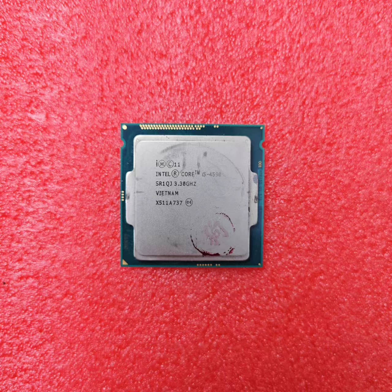 Б/у процессор Intel Core i5-4590, 4-ядерный, четвертого поколения, для игр и работы в офисе, разборка.