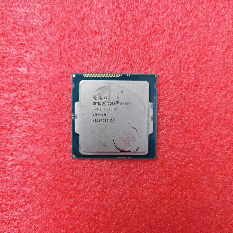 Quad-Core Official Version Cpu Game Office Core Processor I5 Fourth Generation Second-Hand Cpu Disassembly Chip I5-4590