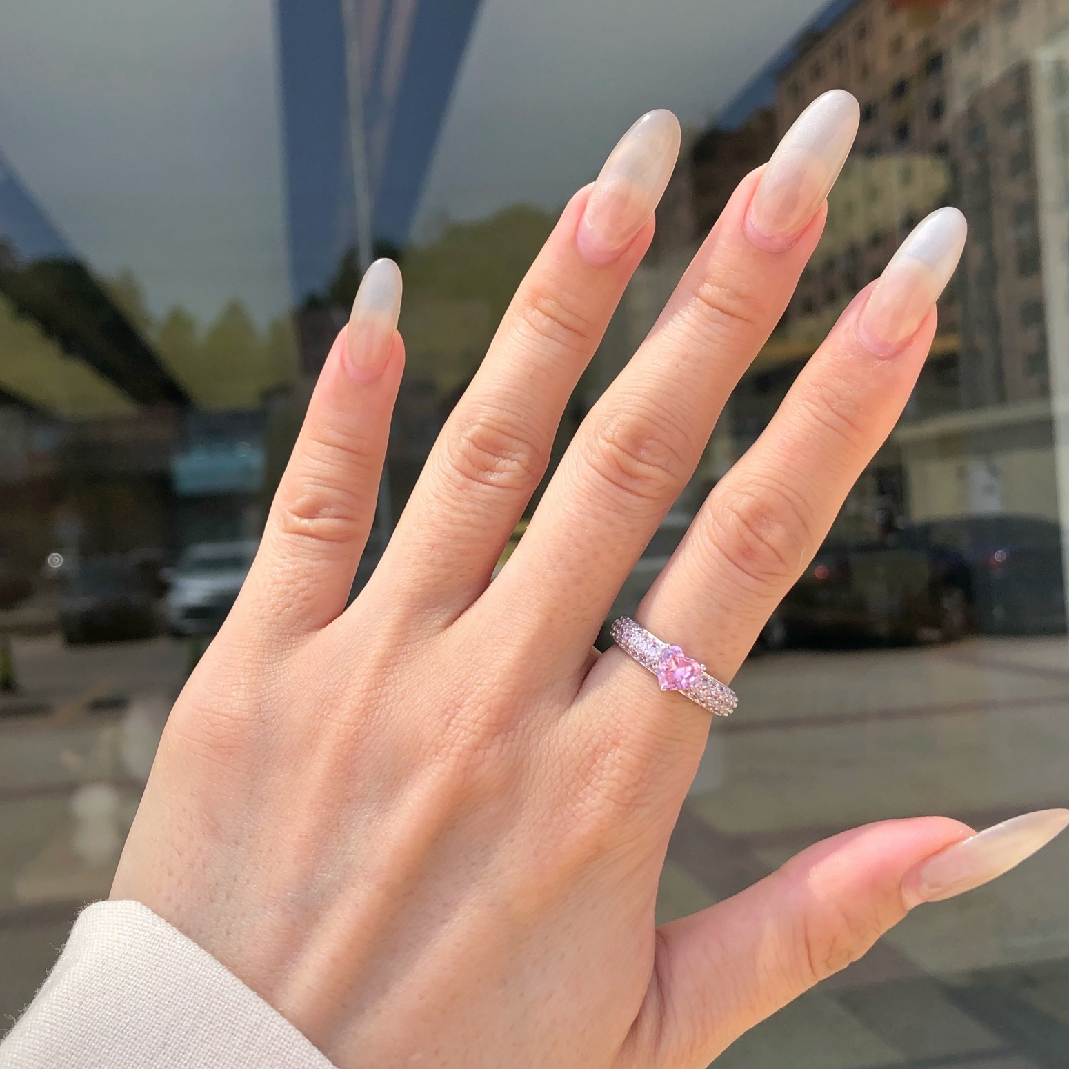 5g Weight Zircon Inlay Material Rings Classification 6, 7, 9 Ring Size 1 Piece Quantity Holiday, Daily Occasion 925 Sterling Silver Material Heart Shape, Bow Knot Pattern Women's Gender Plating, Inlay Design Sweet, Shiny Style 925 Sterling Silver Zircon Heart Shape Bow Knot Rings 35