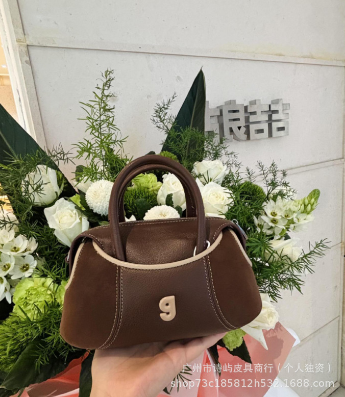 KUNOGIGI New Baseball Boston Bag Mini Original Design Women's Handbag Crossbody Bag - Thumbnail 6