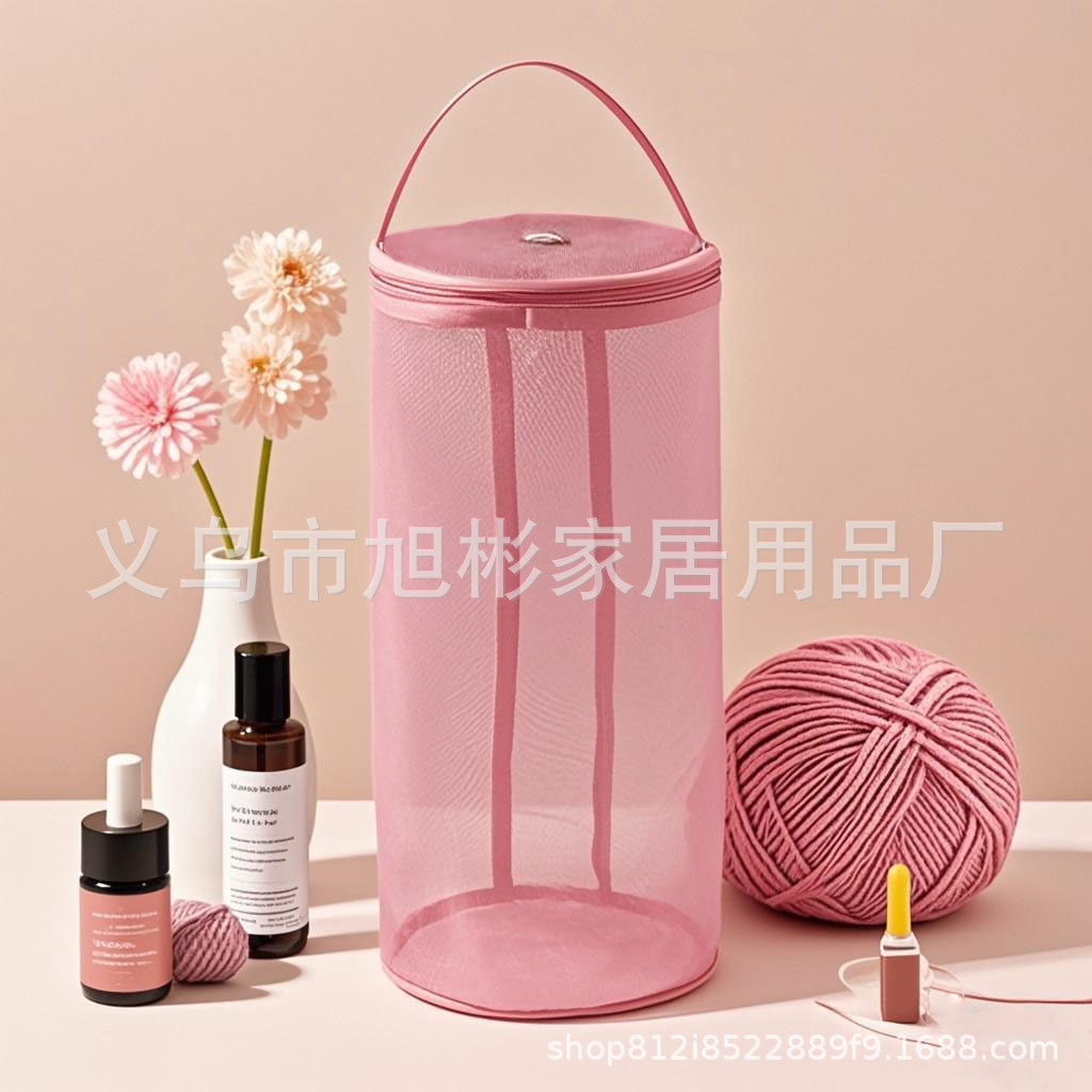 Bolsa de almacenamiento de lana DIY herramientas de tejer a mano Crochet hilo bolsa de almacenamiento de malla sujetador bolsa de almacenamiento de fábrica al por mayor