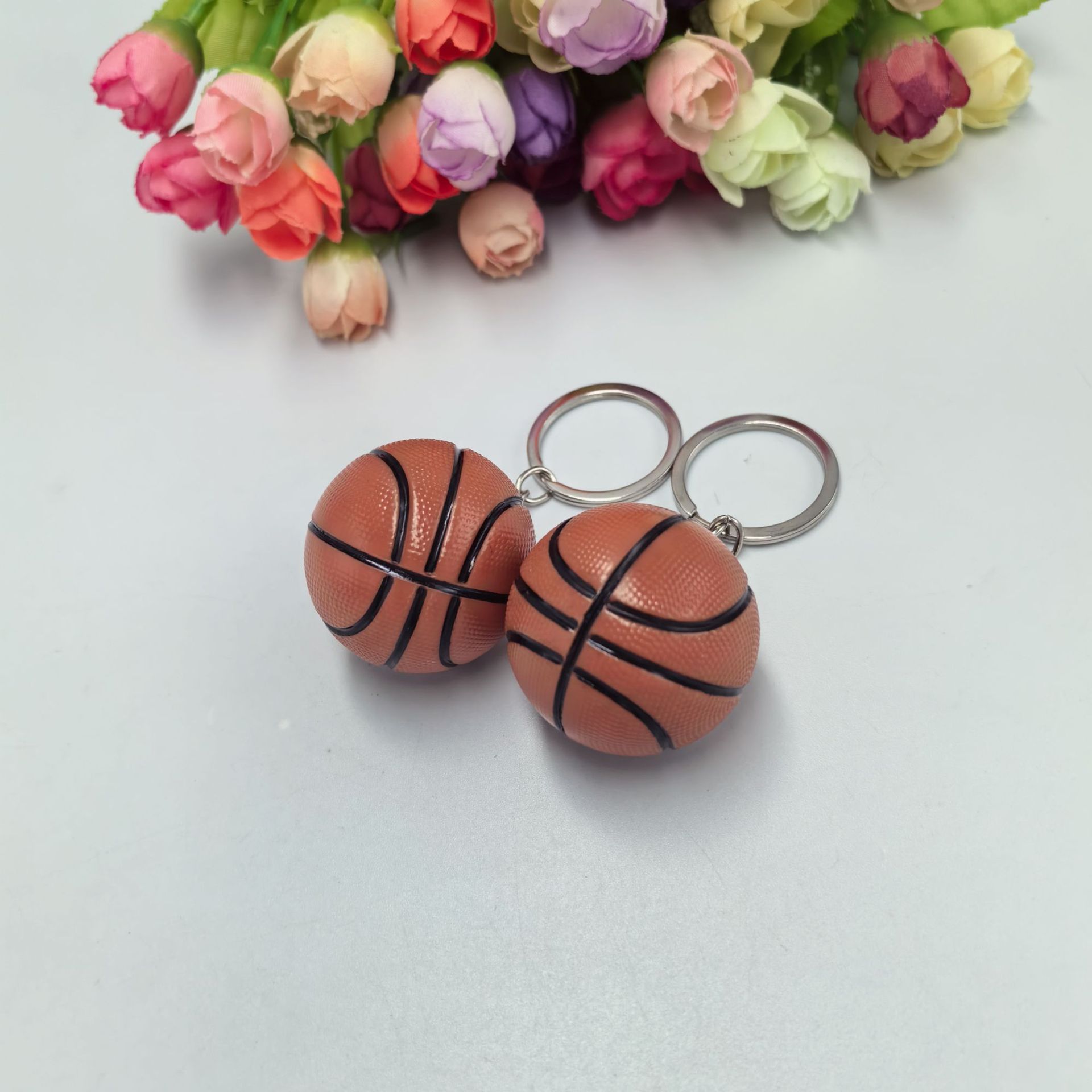 Llavero con colgante de réplica en miniatura de fútbol, baloncesto, rugby, decoración deportiva, regalo para fanáticos, transfronterizo