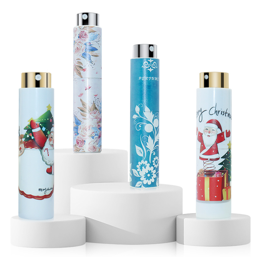 迷你10ml香水喷雾瓶小瓶细雾儿童护肤品高级感按压透明磨砂玻璃瓶