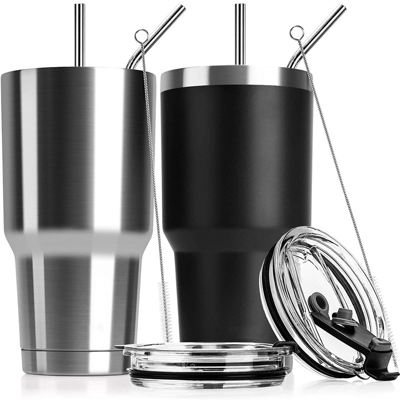 Transfronterizo 30oz taza de helado de coche acero inoxidable 304 taza de vacío de regalo hogar coche de doble capa de vacío taza de cerveza