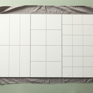 Soft light kitchen wall tile 300x600 Nordic all-ceramic small white brick slotted Plaid brick balcony and bathroom tile