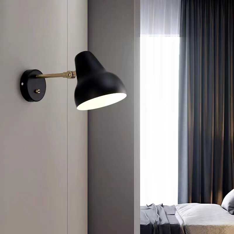 Cross-Border Supply of Bedside Wall Lamps for Bedrooms, Modern Minimalist Living Room Background Wall Designer Models, Bathroom and Hotel