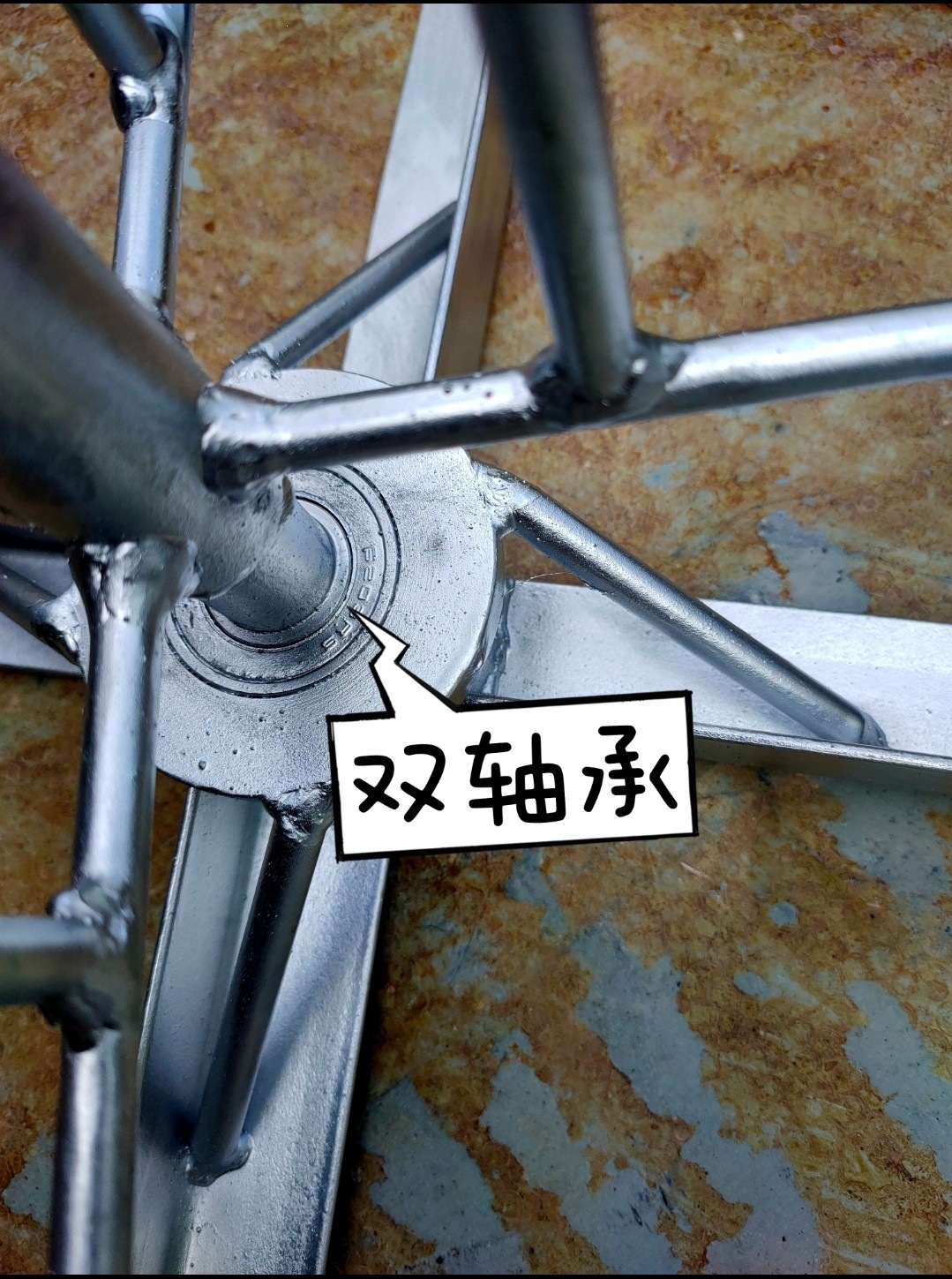 电工放线架放线器双轴承满焊牢固耐用网线bv线rvv线可放0-16平方