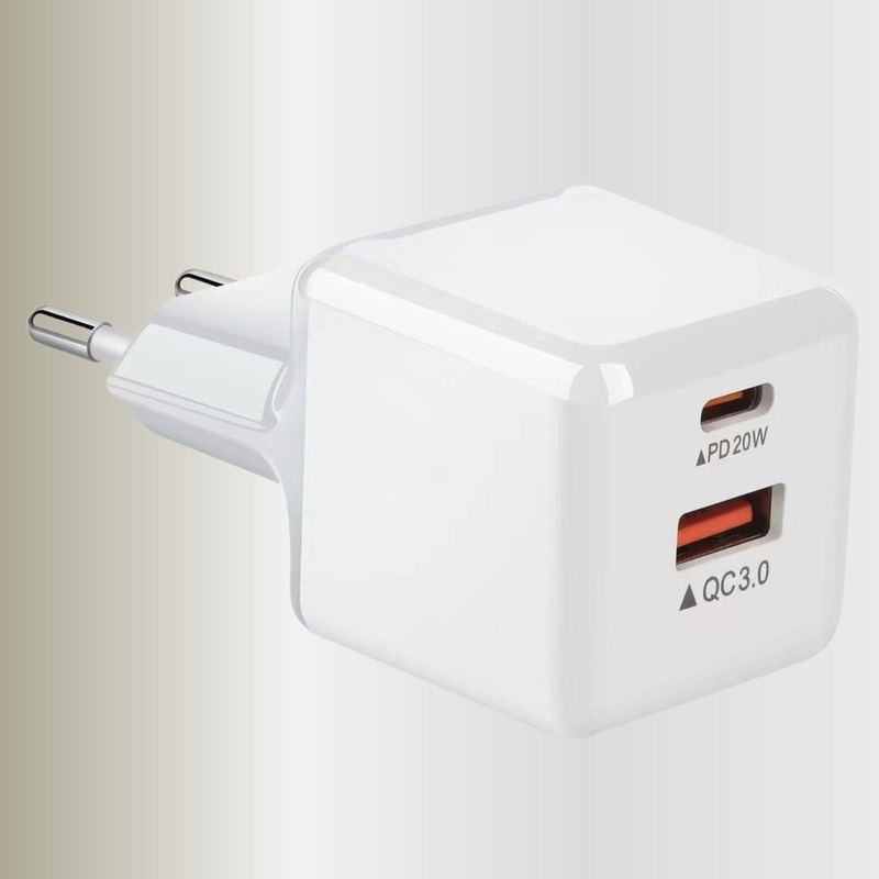 国境を越えた小さな氷20w高速充電ヘッド携帯電話PD急速充電type-c充電器qc3.0 q二口ミニ|undefined